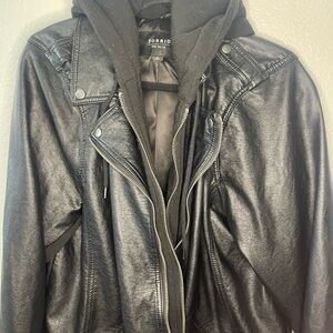 Torrid Black Faux Leather Jacket